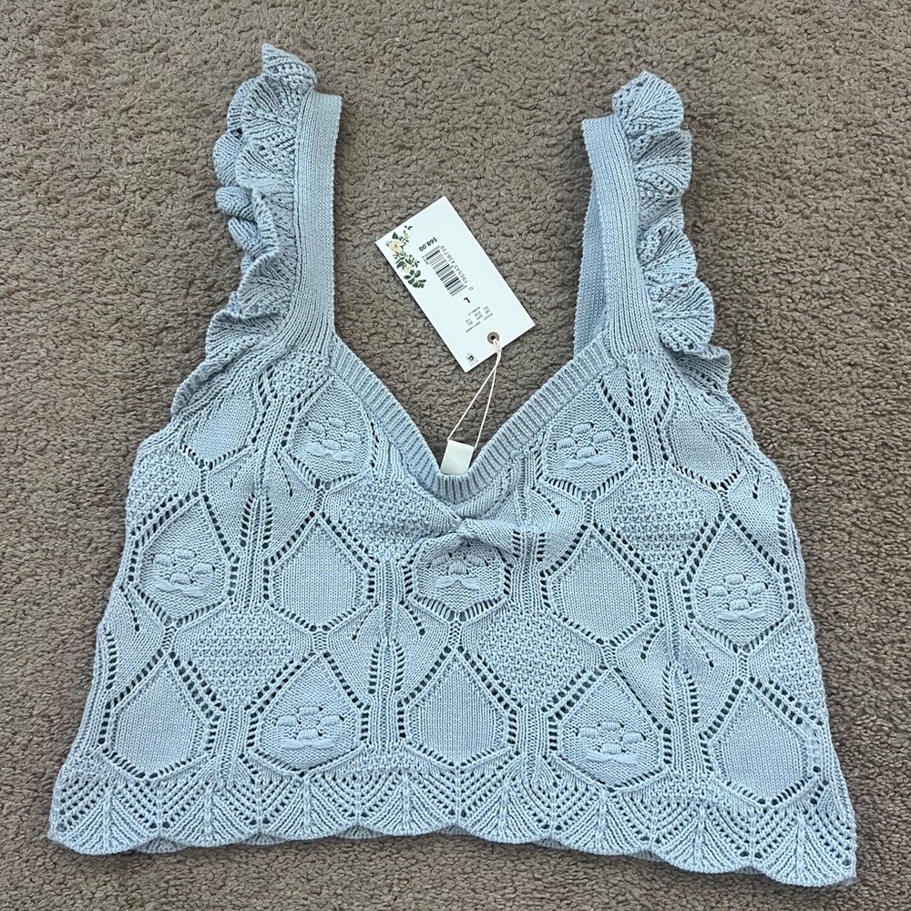 Cropped Knit Top
